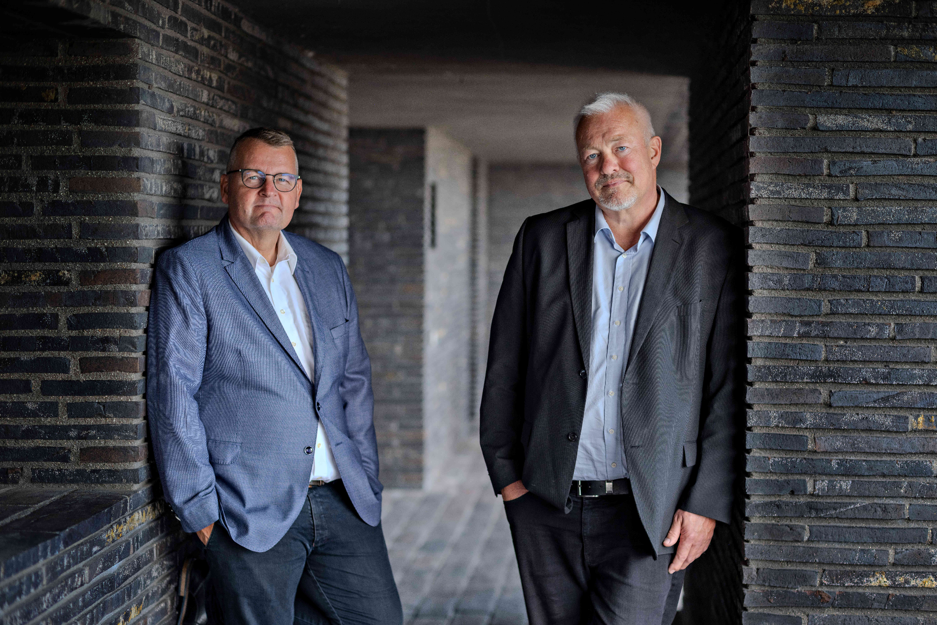 Jørgen Bendsen og Peter B. Rasmussen – forfattere til De byggede det moderne Danmark. Foto: Magnus Møller